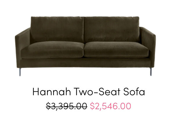 Hannah two seat sofa