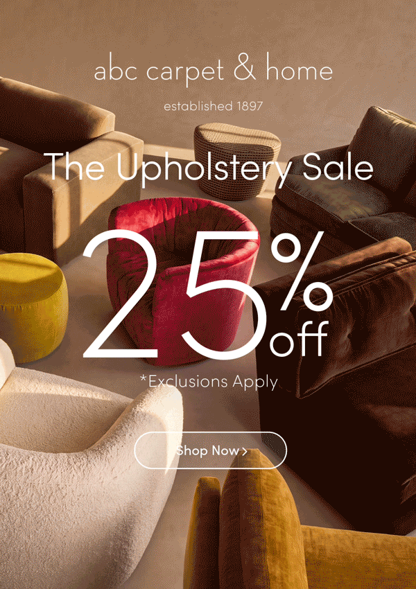 The Upholstery Sale Starts Now