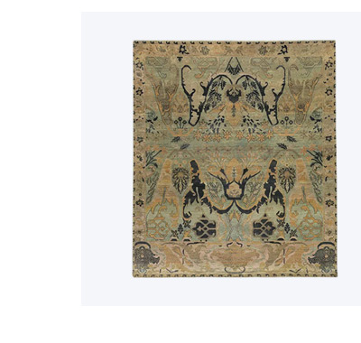 Blue Alchemy Transitional Wool Rug - 7'10" x 9'1"