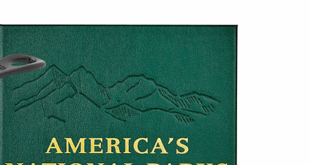America's National Parks Leather Bound Book