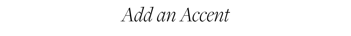 Add an Accent
