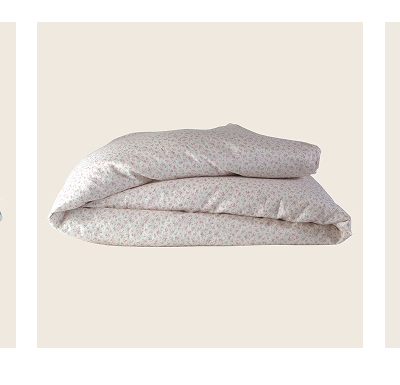 abcDNA Blossom Floral Linen Duvet