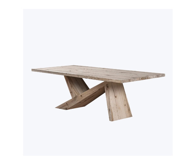 viento oak dining table