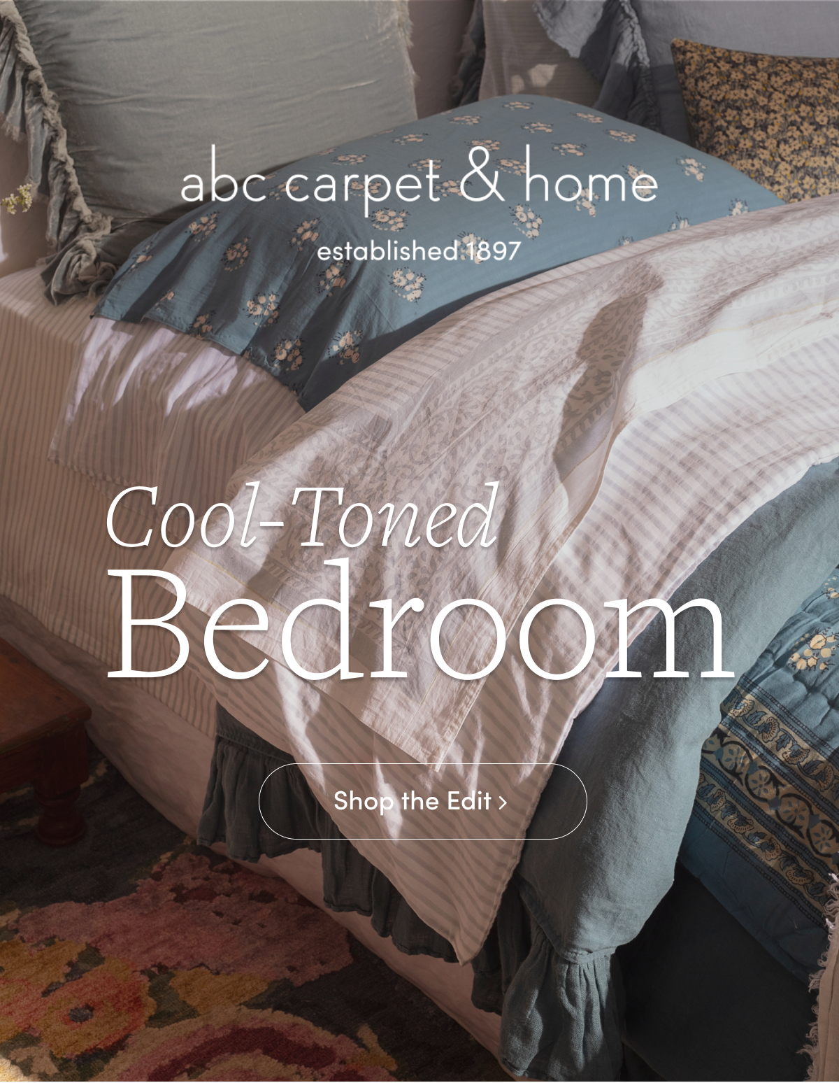 Cool-Toned Bedroom