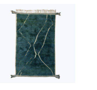 blue rug
