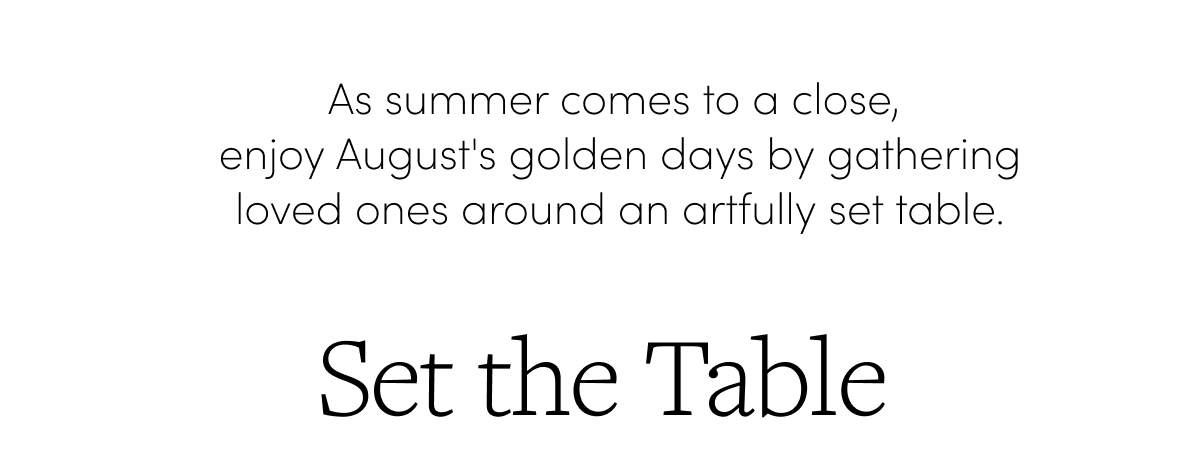 Set the Table