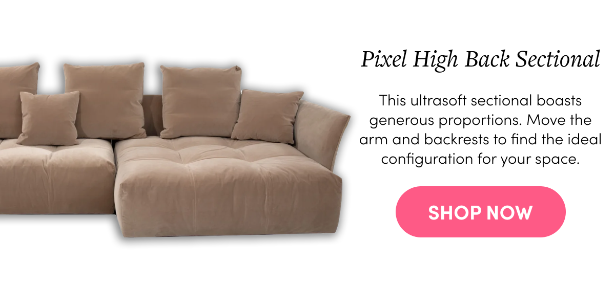 Pixel High Back Sectional