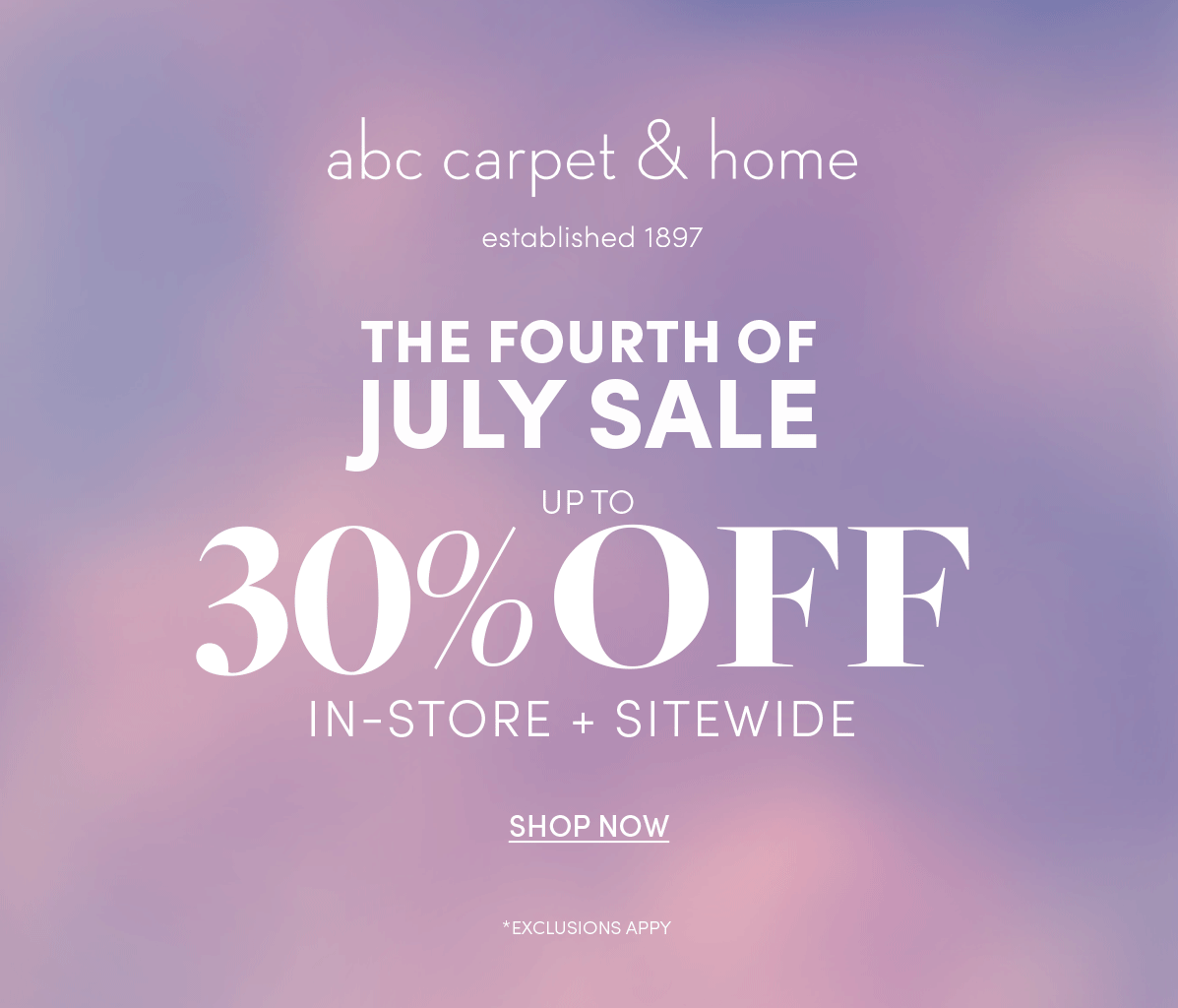 Shop The Fourth of July Sale