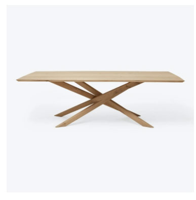 Mikado Rectangular Oak Dining Table