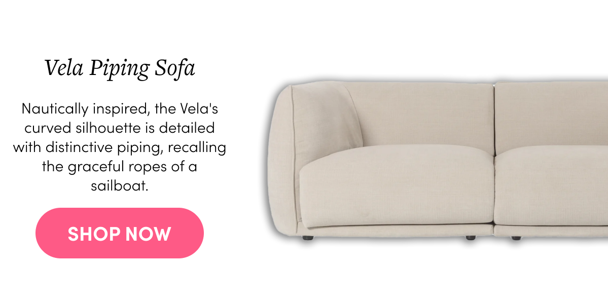 Saba Vela Piping Sofa