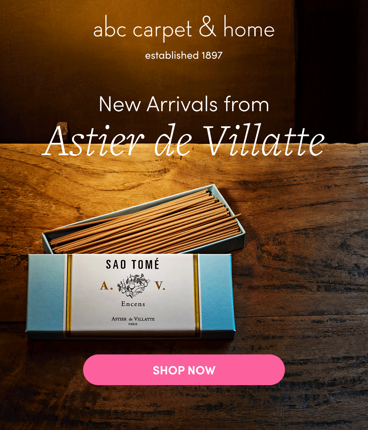 Astier de Villatte Istanbul Collection and Sao Tomé Incense with Burners