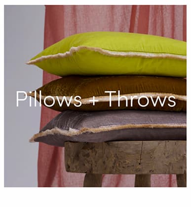 Shop Pillows + Throws