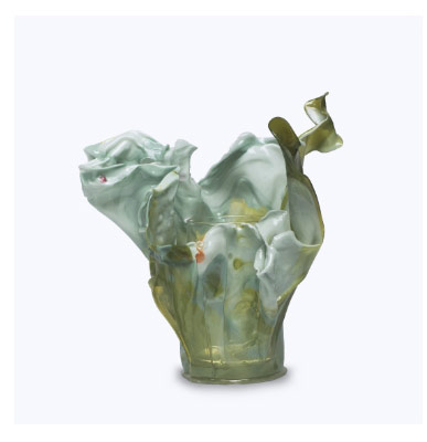 Summer Pond Bioplastic Vessel - Caroline Zimbalist 