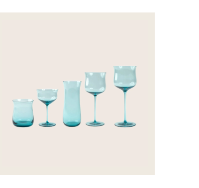abcDNA Simile Glassware - Aquamarine