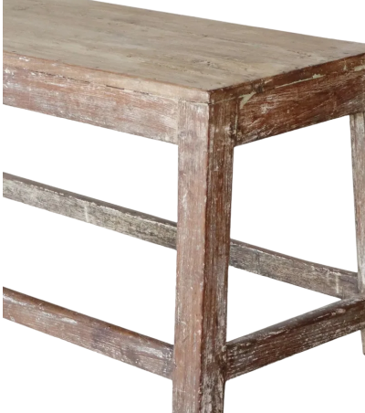 abcVintage Wood Bench