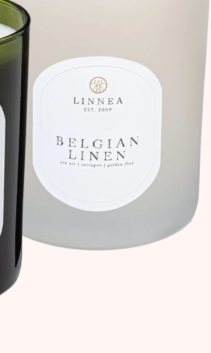 Belgian Linen Candle