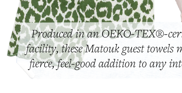 Iconic Leopard Guest Towels - set of 2