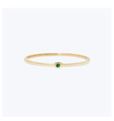 ring with emerald 