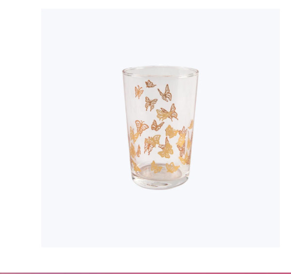 Butterfly Tea Glass