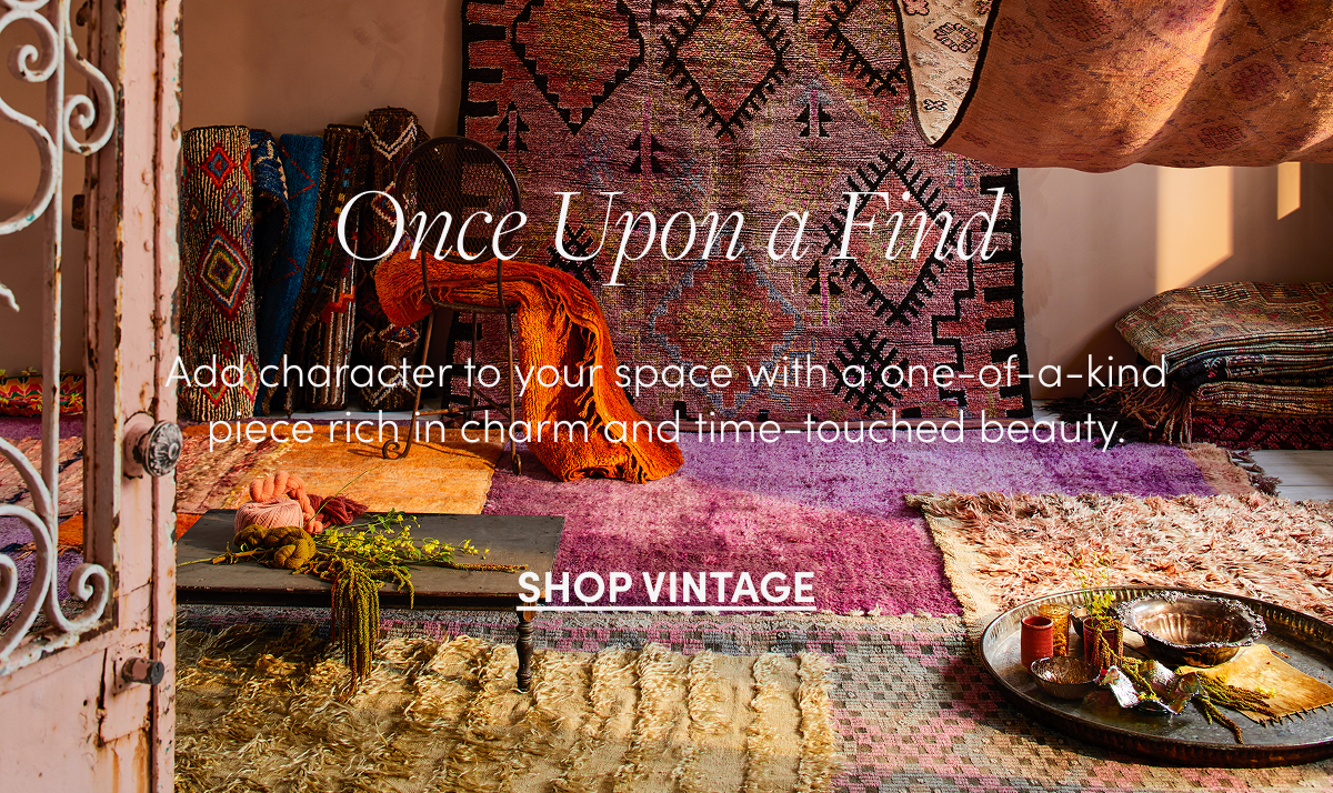 Draped Vintage Moroccan Rugs