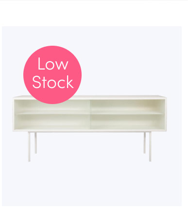 Flatiron Ribbed Console