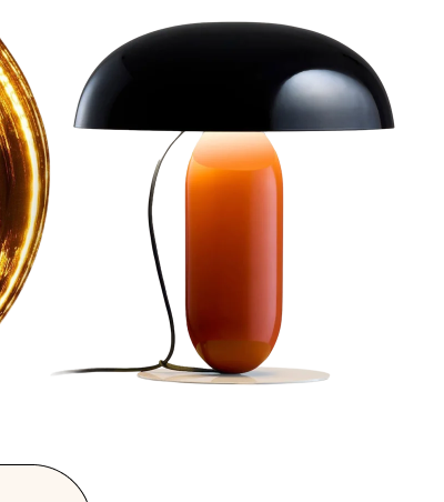 Marset Gambosa Table Lamp - Black + Orange
