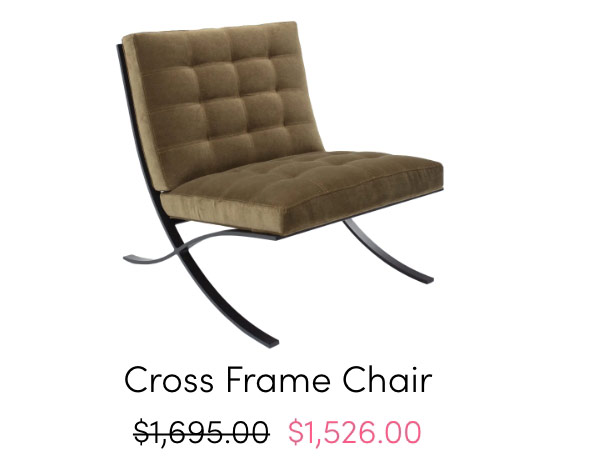 cross frame chair