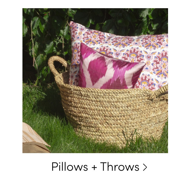 pillows + throws