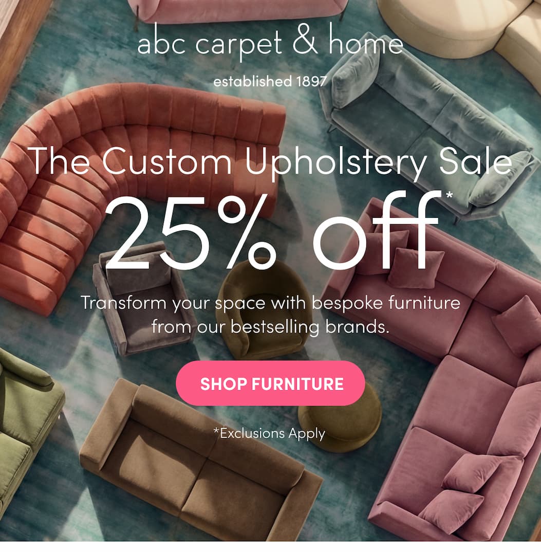 Shop The Custom Upholstery Sale