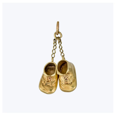  Vintage Baby Shoes Charm