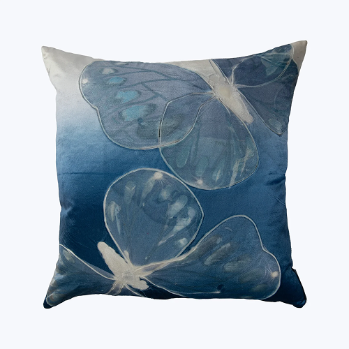 Aviva Stanoff Ombre Monarch Pillow - Twilight on Ivoire