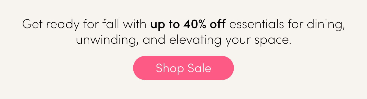 Shop Dining + Decor on Sale
