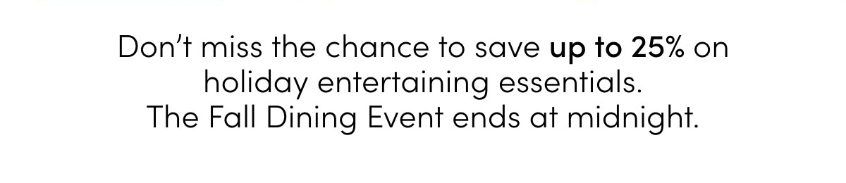 last chance - 25% off