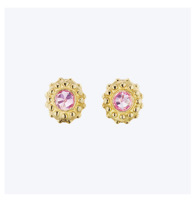 California Dreaming Pink Sapphire Stud Earrings