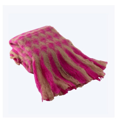 Mohair Herringbone Throw