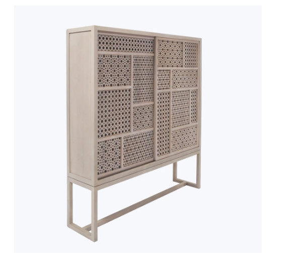 Mantra Teak Wide Cabinet