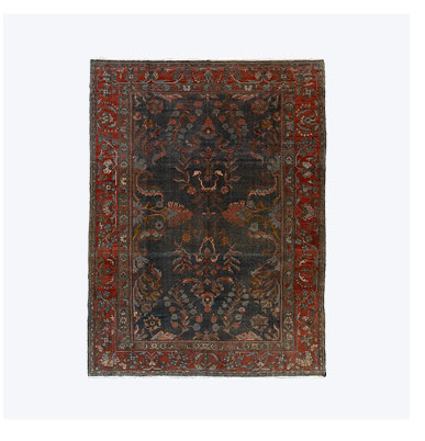 Red Vintage Persian Malayer Rug - 8'5" x 11'