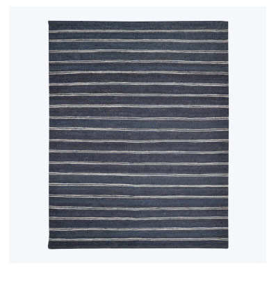 contemporary blue jute rug