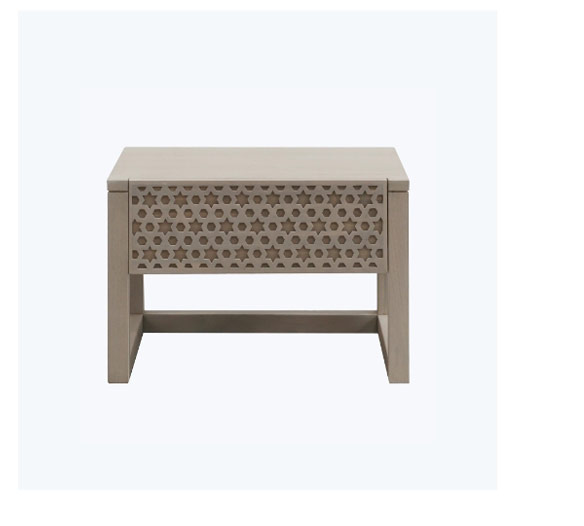 mantra teak nightstand