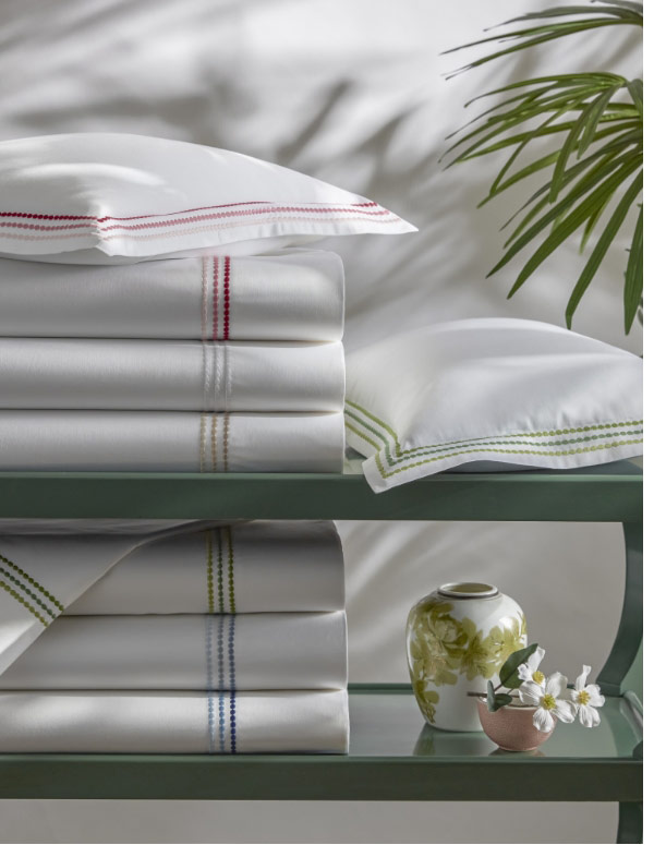 Amara Triple Pearl Sateen Pillowcase