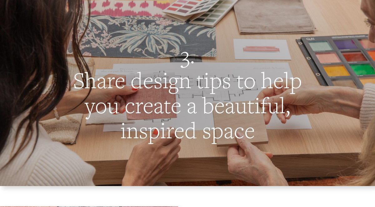 3. Share design tips