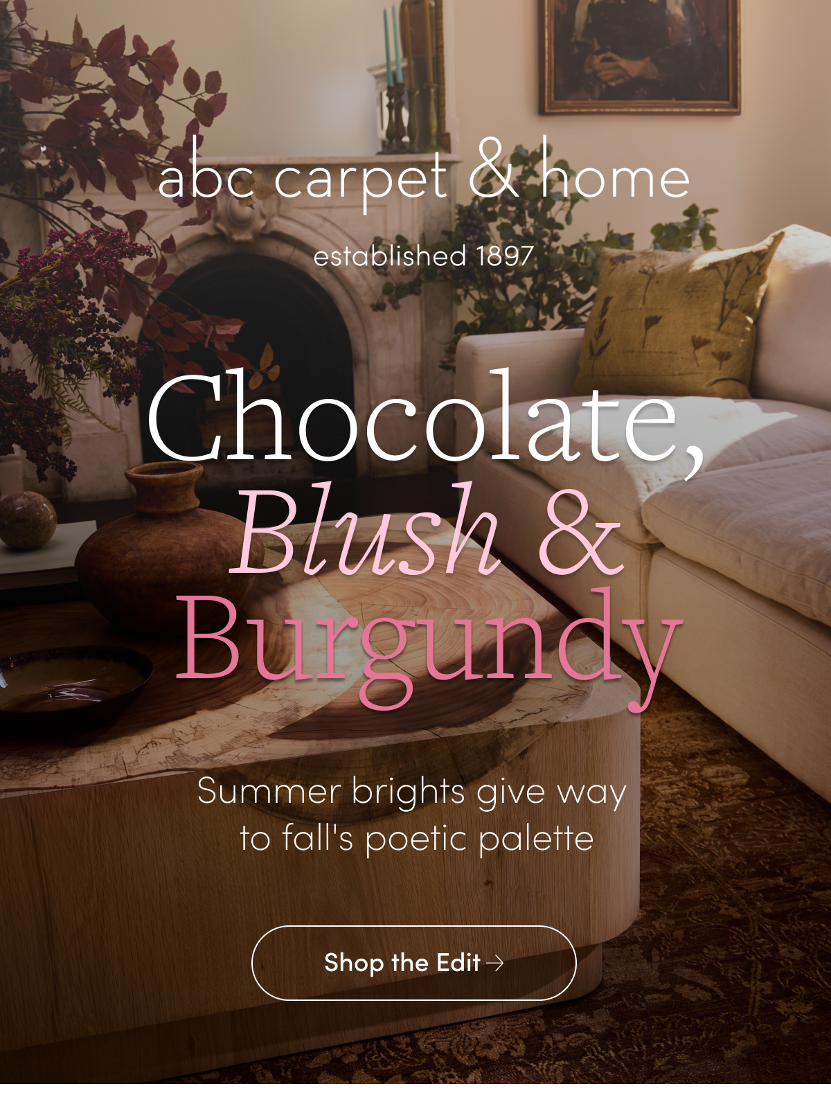 Chocolate, Blush & Burgundy
