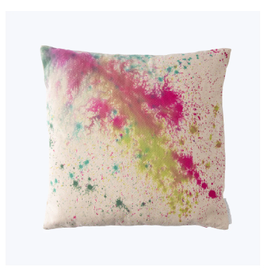 Holi Canvas Pillow