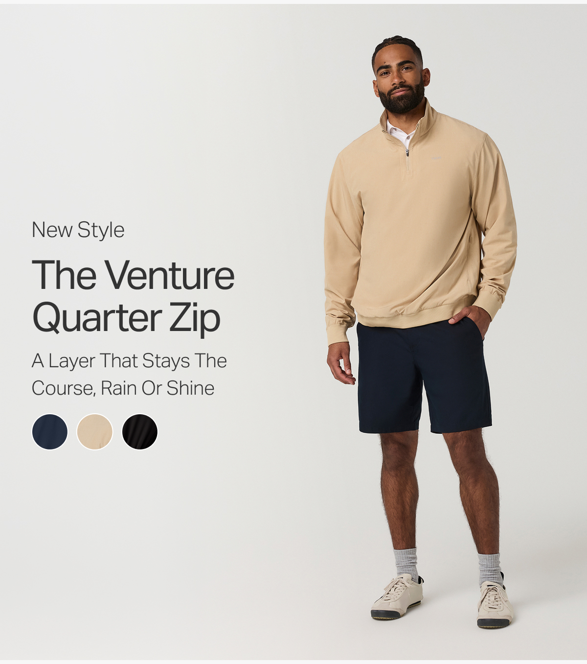 New Style: The Venture Quarter Zip