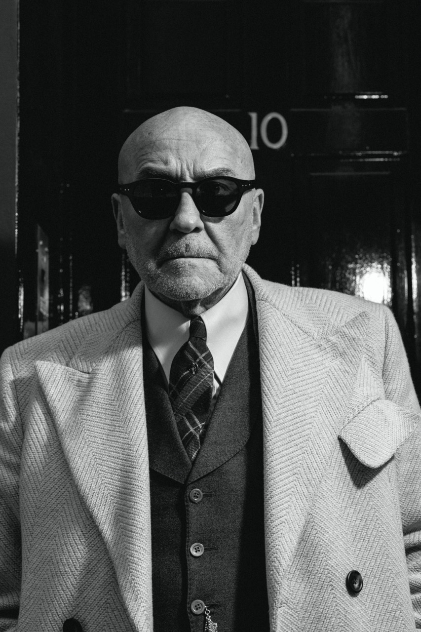 mark powell in the talbot sunglasses