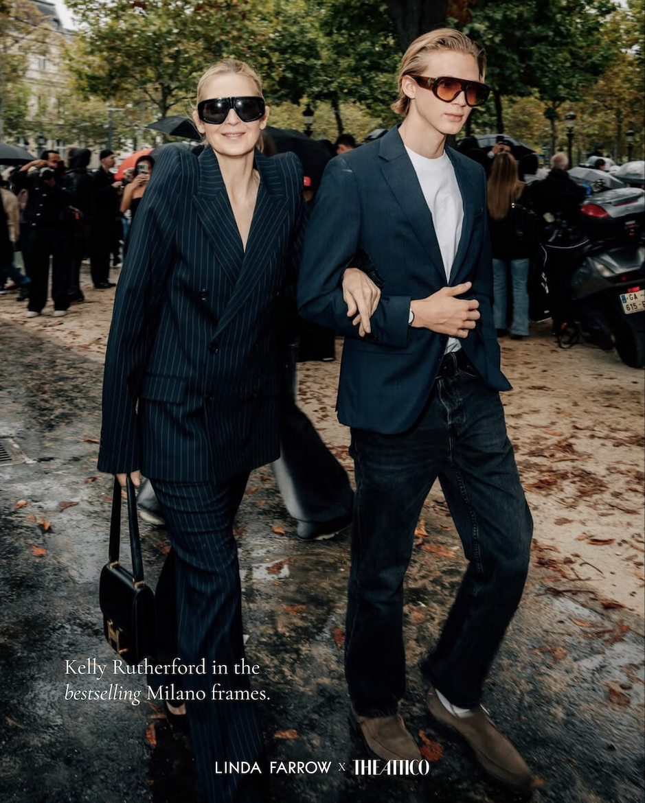 Kelly Rutherford in the Milano frames