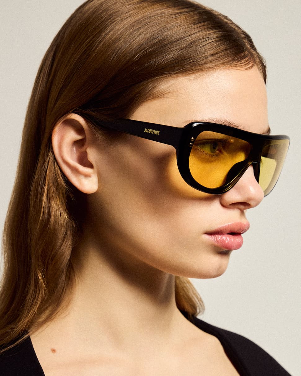 holly scarfone in the blair sunglasses