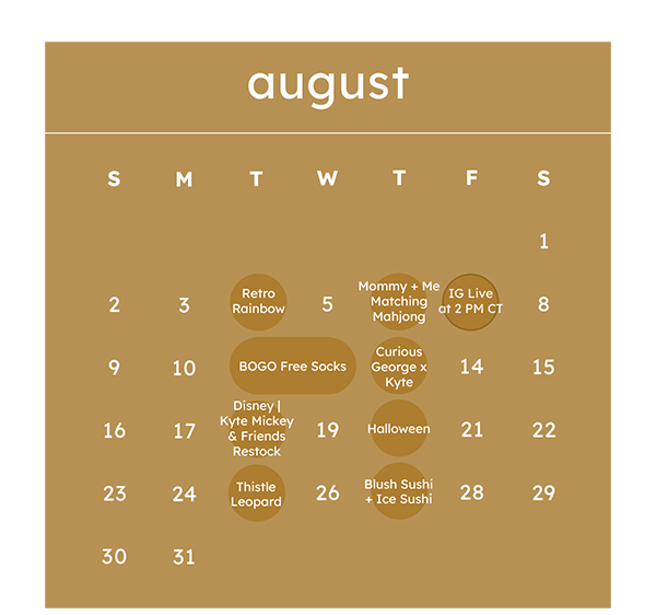 August Calendar