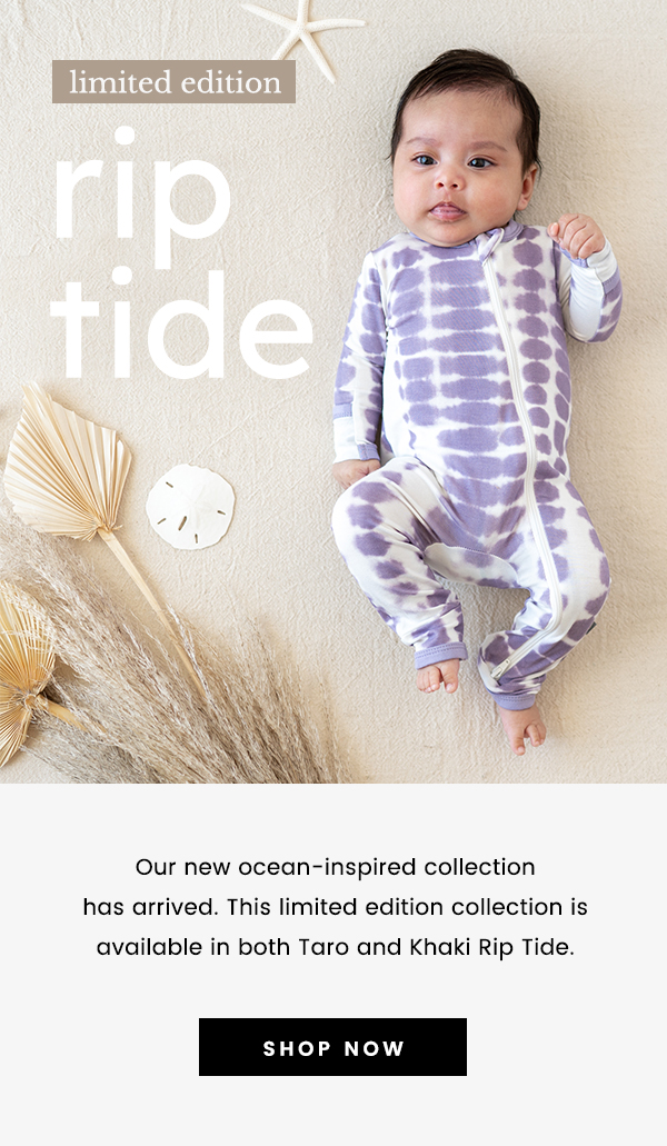 🌊 Taro & Khaki Rip Tide are here to make a splash! Kyte Baby