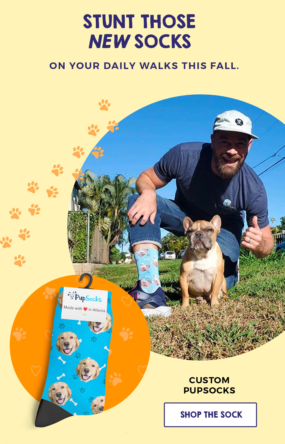Turn heads on your next dog walk 😎 PupSocks
